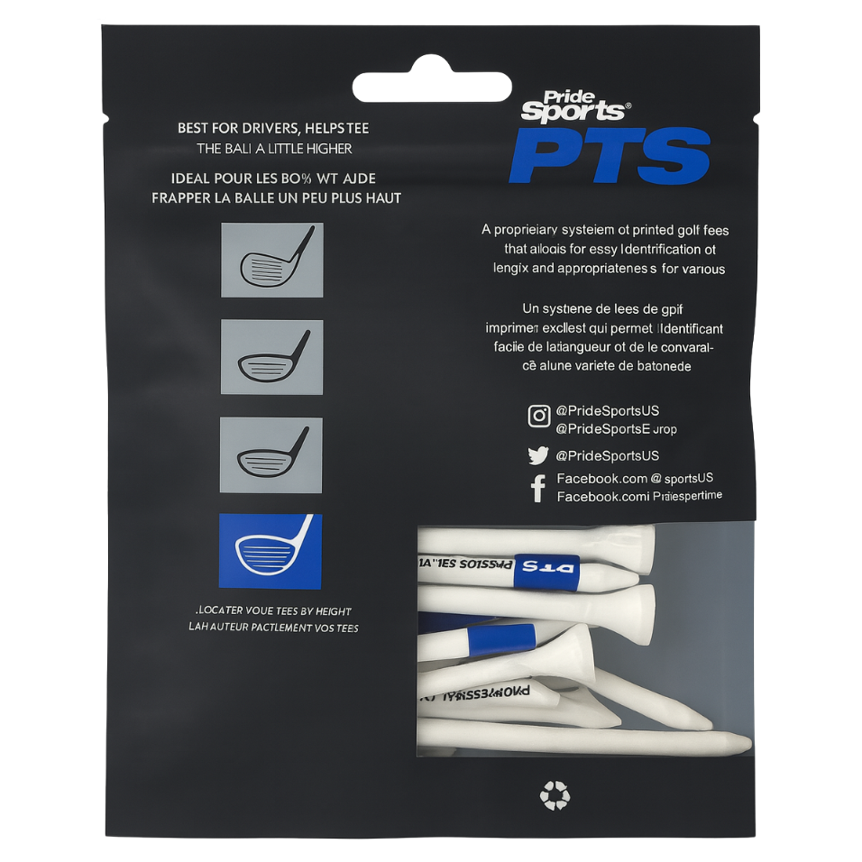 PROFESSIONAL TEE SYSTEM 3 1/4 15 PACK TEE'S