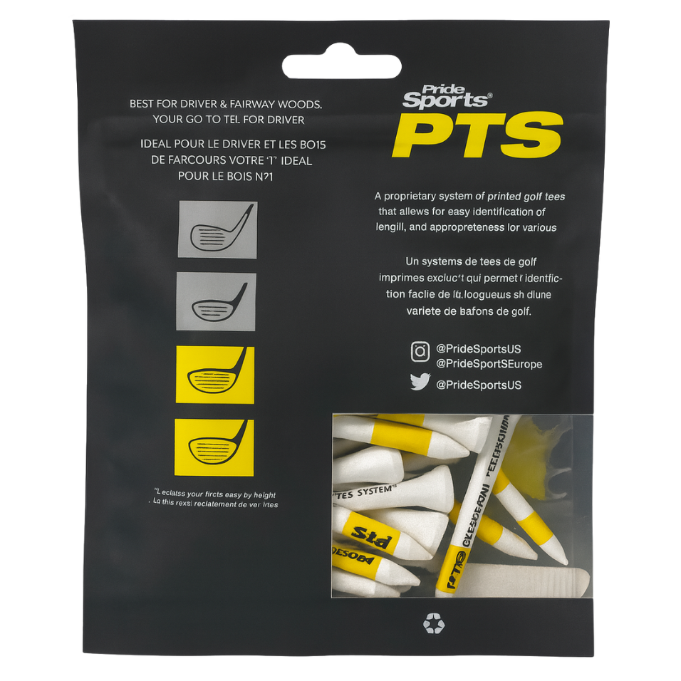 PROFESSIONAL TEE SYSTEM 2 3/4 20 PACK TEE'S