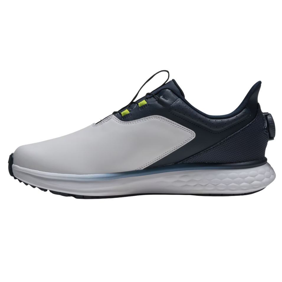 FOOTJOY PULSE BOA SPIKELESS GOLF SHOE - WHITE/NAVY