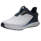 FOOTJOY PULSE BOA SPIKELESS GOLF SHOE - WHITE/NAVY