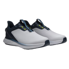FOOTJOY PULSE BOA SPIKELESS GOLF SHOE - WHITE/NAVY