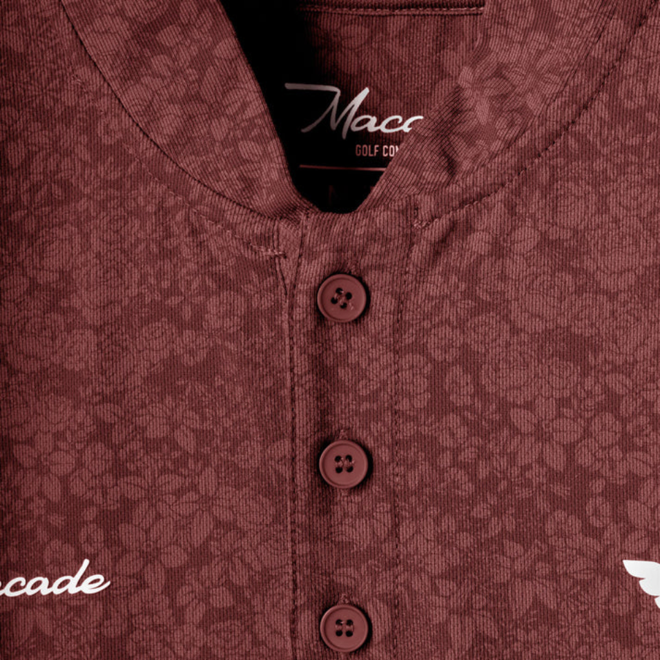 MACADE PACE RUST BOMBER POLO