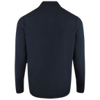 HUGO BOSS KN TERRACE QUARTER ZIP MIDLAYER - DARK NAVY
