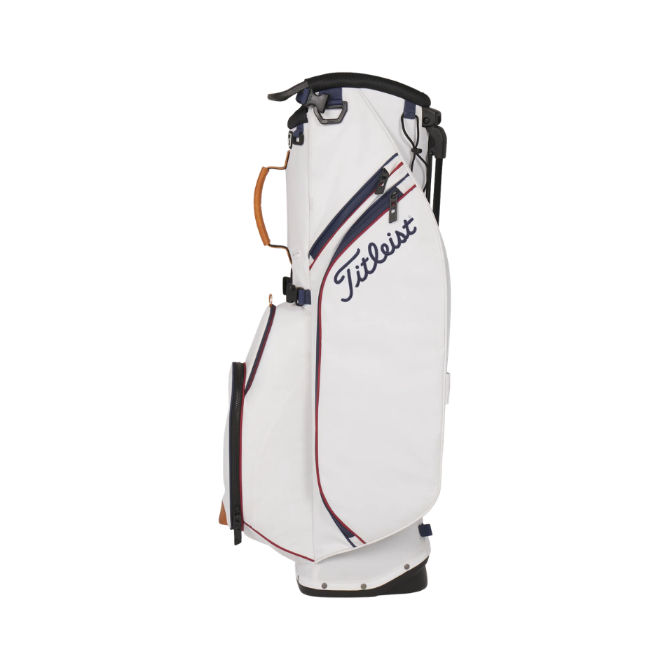 TITLEIST PLAYERS S4 STAND BAG - WHITE/BURGUNDY/NAVY (LIMITED EDITION)