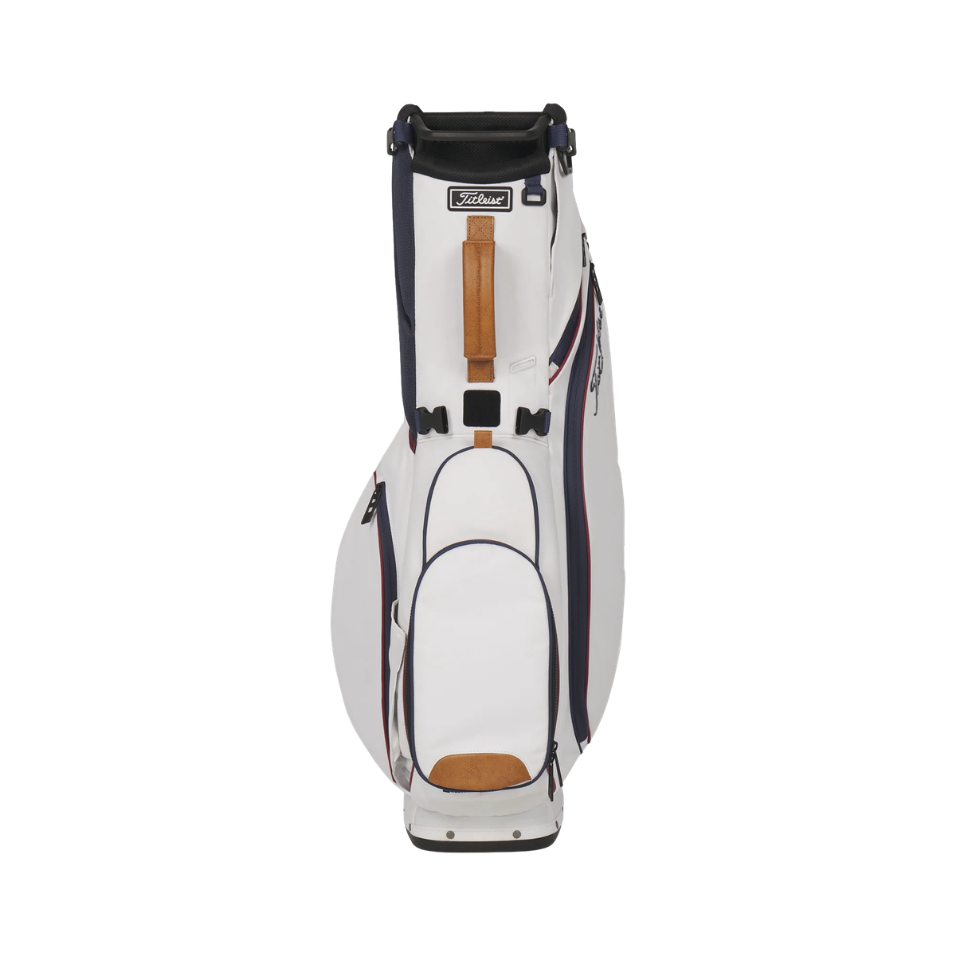 TITLEIST PLAYERS S4 STAND BAG - WHITE/BURGUNDY/NAVY (LIMITED EDITION)