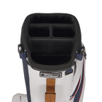 TITLEIST PLAYERS S4 STAND BAG - WHITE/BURGUNDY/NAVY (LIMITED EDITION)