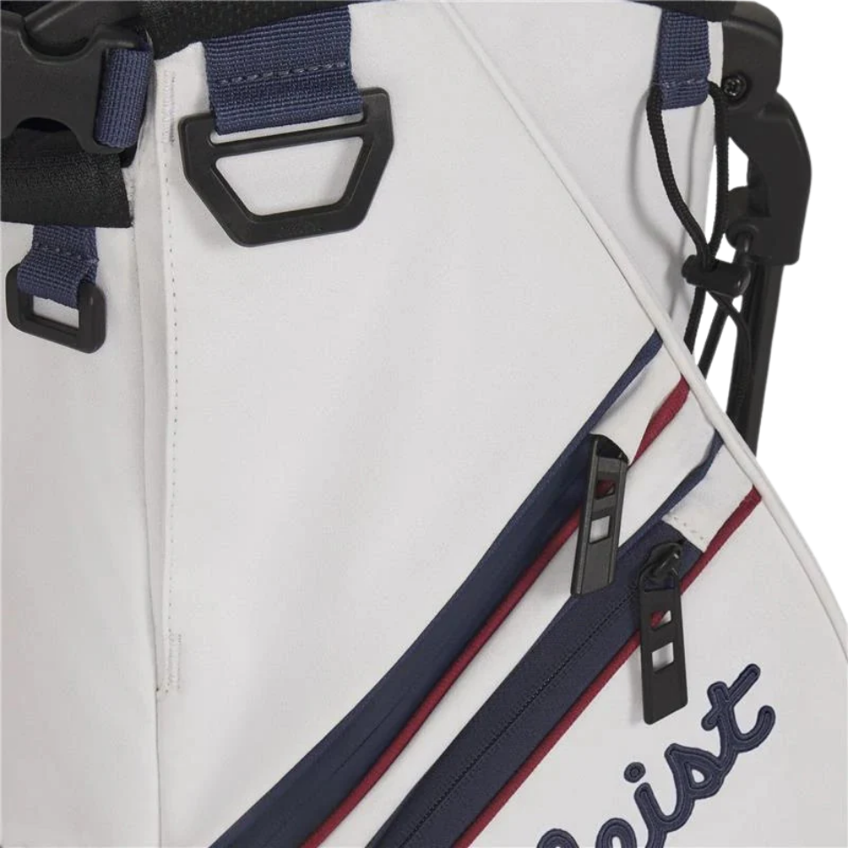 TITLEIST PLAYERS S4 STAND BAG - WHITE/BURGUNDY/NAVY (LIMITED EDITION)