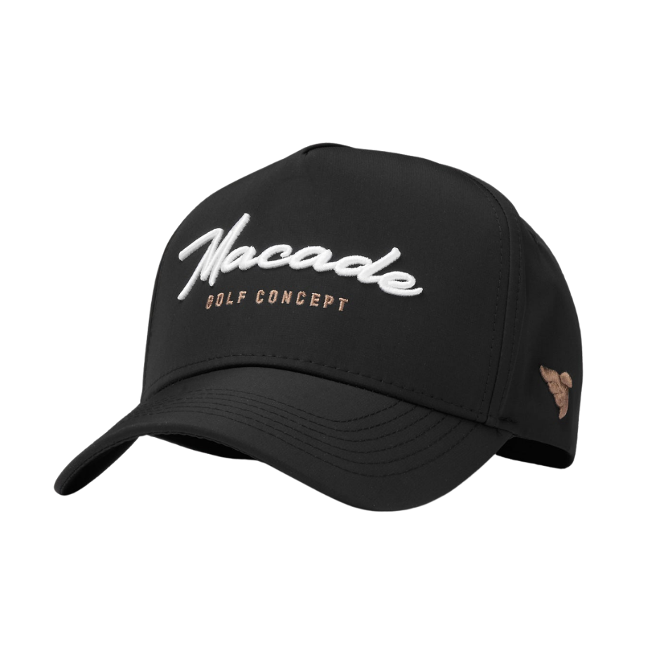 MACADE SIGNATURE SNAPBACK CAP - BLACK