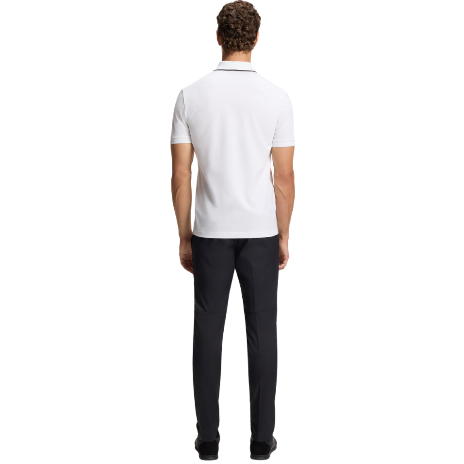 HUGO BOSS PHILIX SLIM-FIT POLO - WHITE