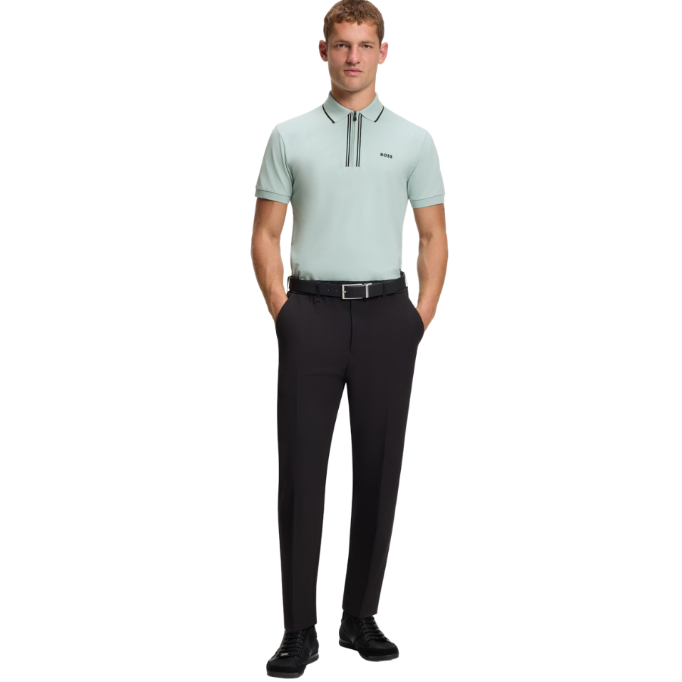HUGO BOSS PHILIX SLIM-FIT POLO - MINT