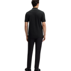 HUGO BOSS PHILIX ACTIVE SLIM-FIT POLO - BLACK