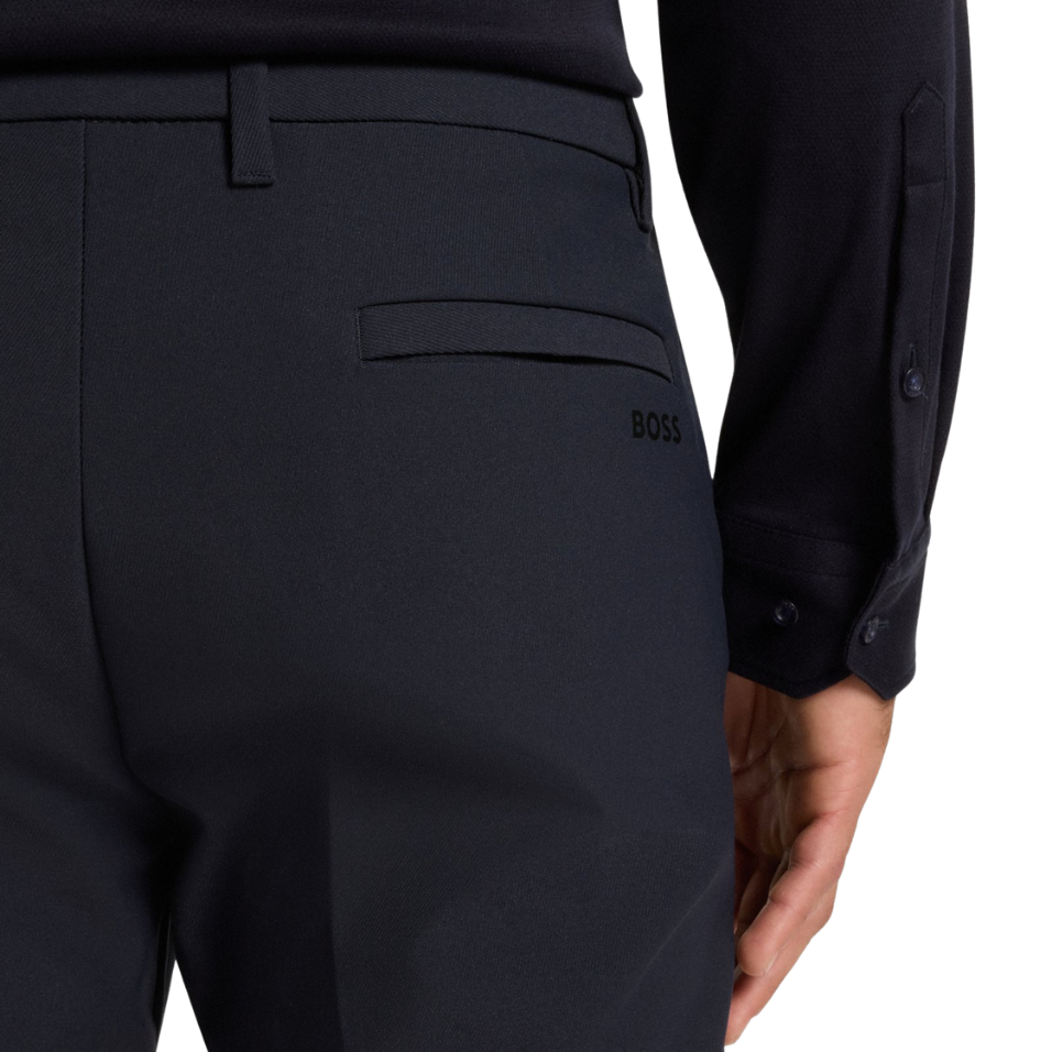 HUGO BOSS SLIM-FIT TROUSERS - DARK BLUE
