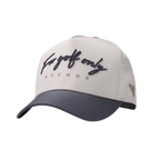 MACADE TWO-TONE SCRIPT SNAPBACK CAP - SPRUCE