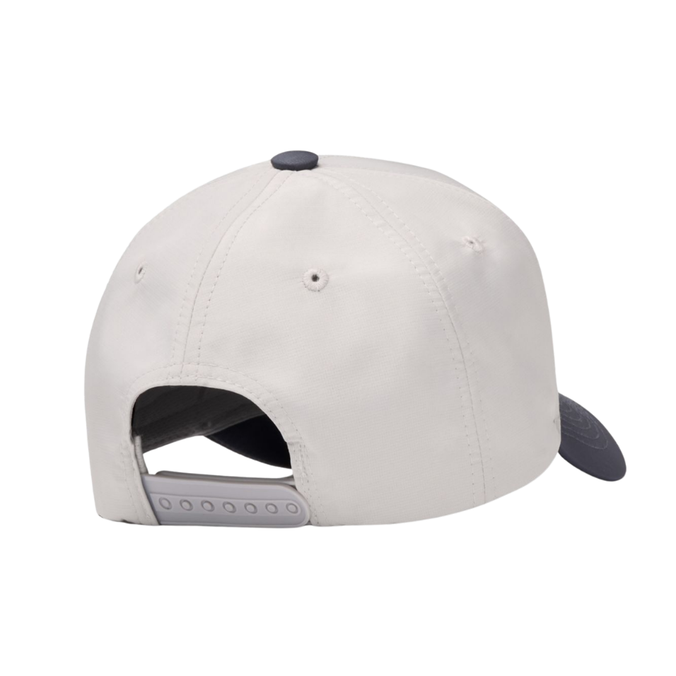 MACADE TWO-TONE SCRIPT SNAPBACK CAP - SPRUCE