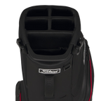 TITLEIST 2026 PLAYERS S5 STADRY STAND BAG - BLACK/RED/GRAPHITE