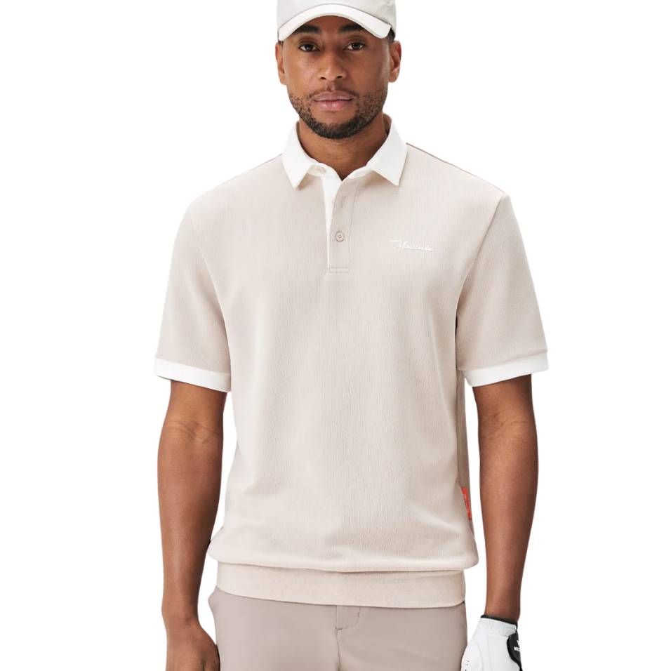 MACADE AR TECH POLO - TAN