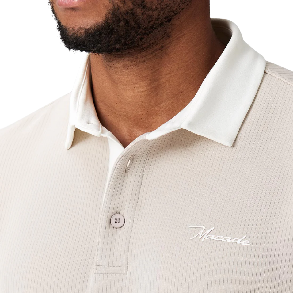 MACADE AR TECH POLO - TAN
