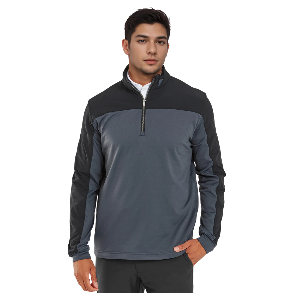FOOTJOY THERMOSERIES HYBRID MIDLAYER - CHARCOAL