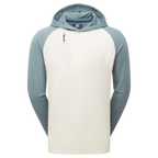 FOOTJOY THERMOSERIES INSULATED PULLOVER HOODIE - STONE/GREEN