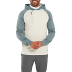FOOTJOY THERMOSERIES INSULATED PULLOVER HOODIE - STONE/GREEN