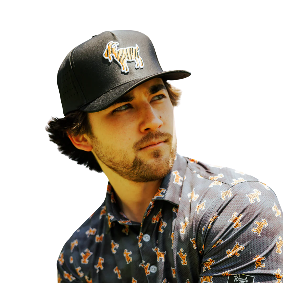 WAGGLE THE GOAT CAP - BLACK