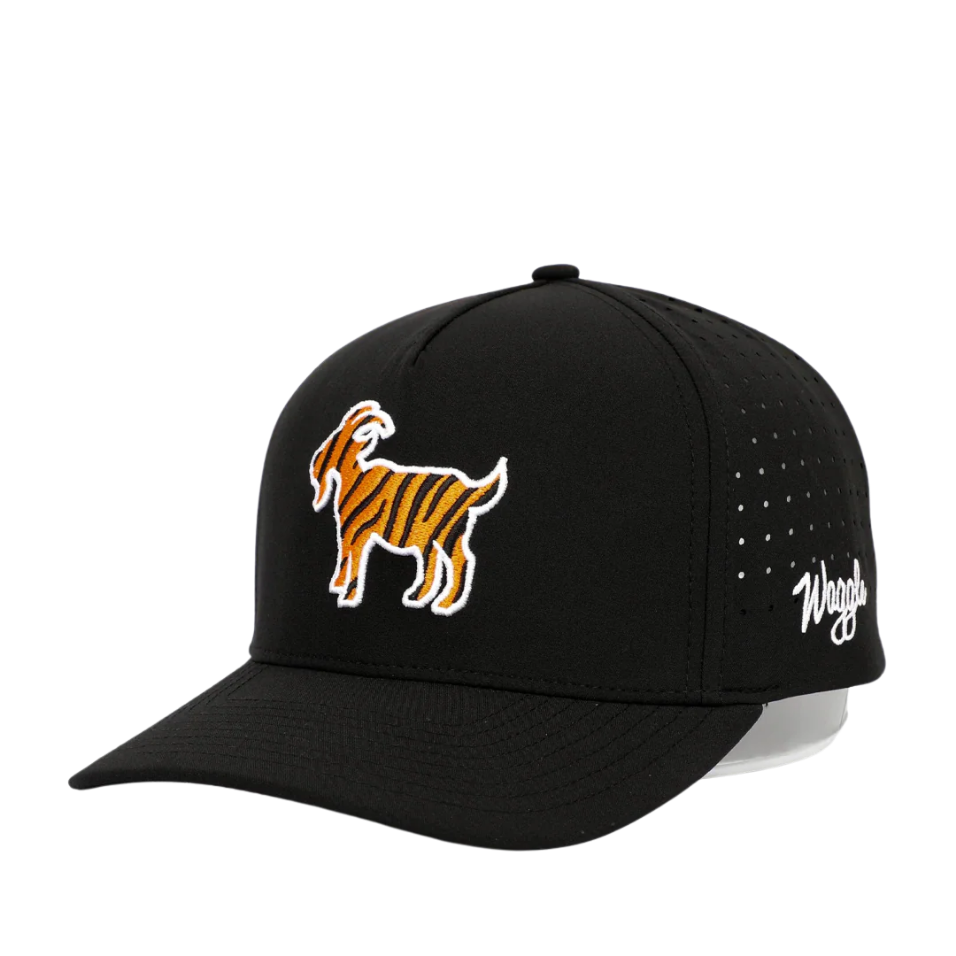 WAGGLE THE GOAT CAP - BLACK