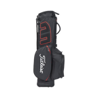 TITLEIST PLAYERS 4 STAND BAG - BLACK/RED