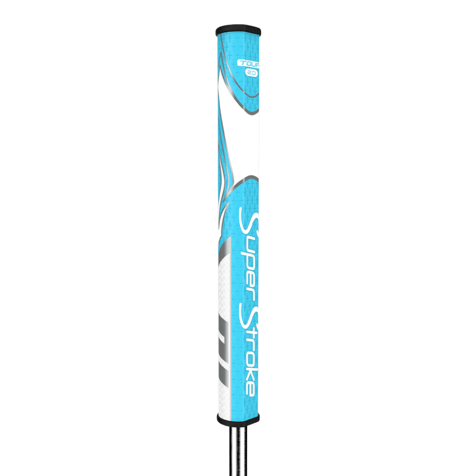 SUPER STROKE TOUR ZENERGY 2.0 PUTTER GRIP - SKY BLUE/WHITE
