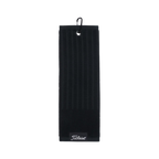 TITLEIST TRIFOLD CART TOWEL - BLACK