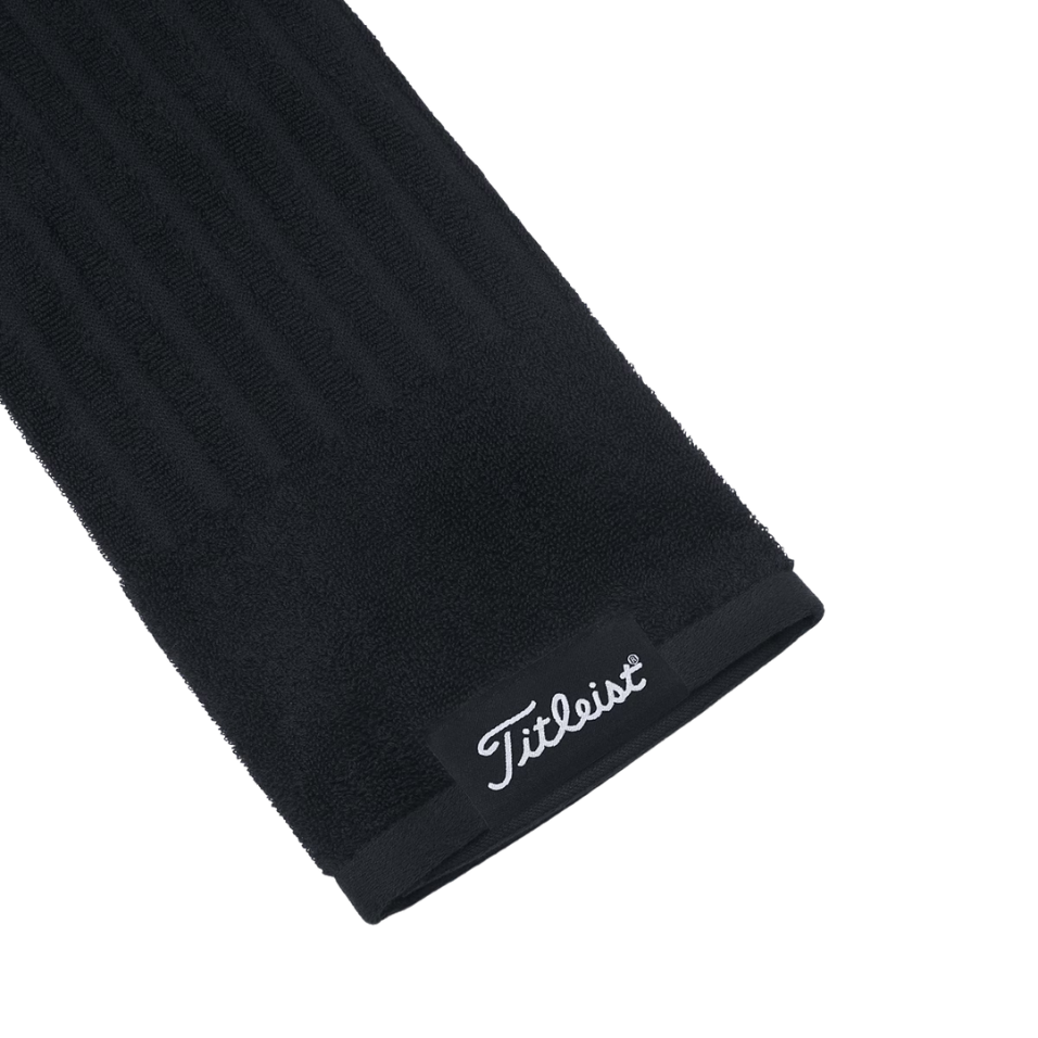 TITLEIST TRIFOLD CART TOWEL - BLACK