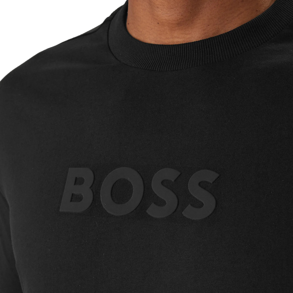 HUGO BOSS TS LOGO SHIRT - BLACK