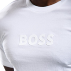 HUGO BOSS TS LOGO SHIRT - WHITE