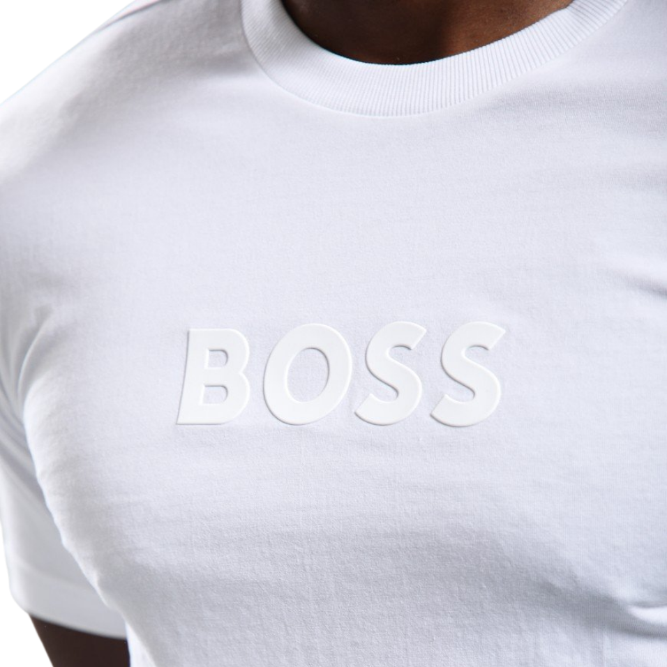 HUGO BOSS TS LOGO SHIRT - WHITE