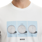 HUGO BOSS TS TERRACE PHOTO SHIRT - WHITE