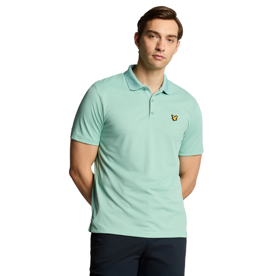 LYLE & SCOTT TECH POLO - MINERAL TURQUOISE