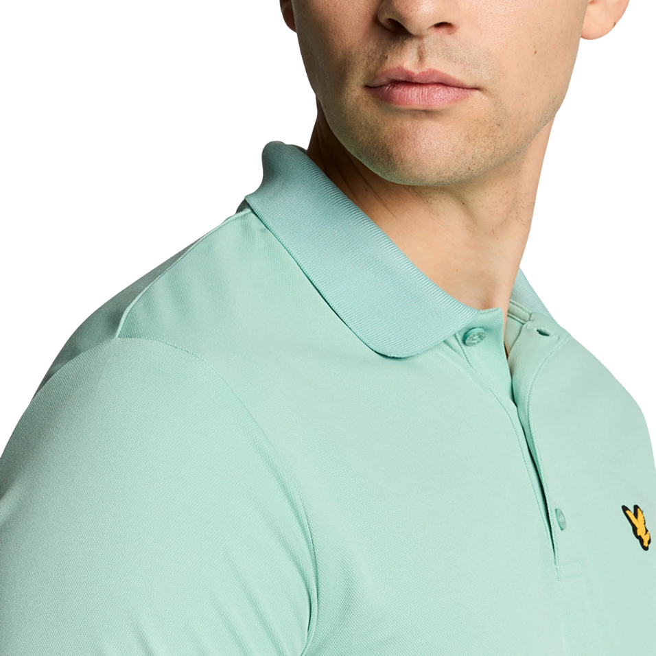 LYLE & SCOTT TECH POLO - MINERAL TURQUOISE