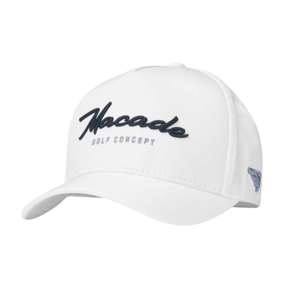 MACADE SIGNATURE SNAPBACK CAP - WHITE