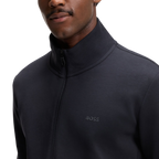 HUGO BOSS ZIP-UP SWEATSHIRT - DARK BLUE