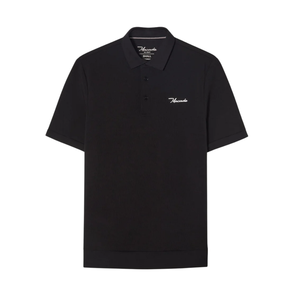 MACADE AR TECH POLO - BLACK