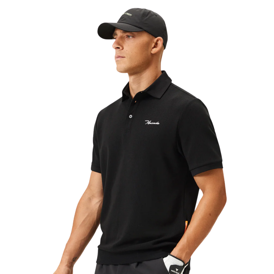 MACADE AR TECH POLO - BLACK