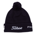 TITLEIST TOUR POM-POM BEANIE - NAVY/WHITE
