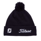 TITLEIST TOUR POM-POM BEANIE - NAVY/WHITE