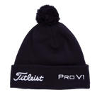TITLEIST TOUR POM-POM BEANIE - NAVY/WHITE
