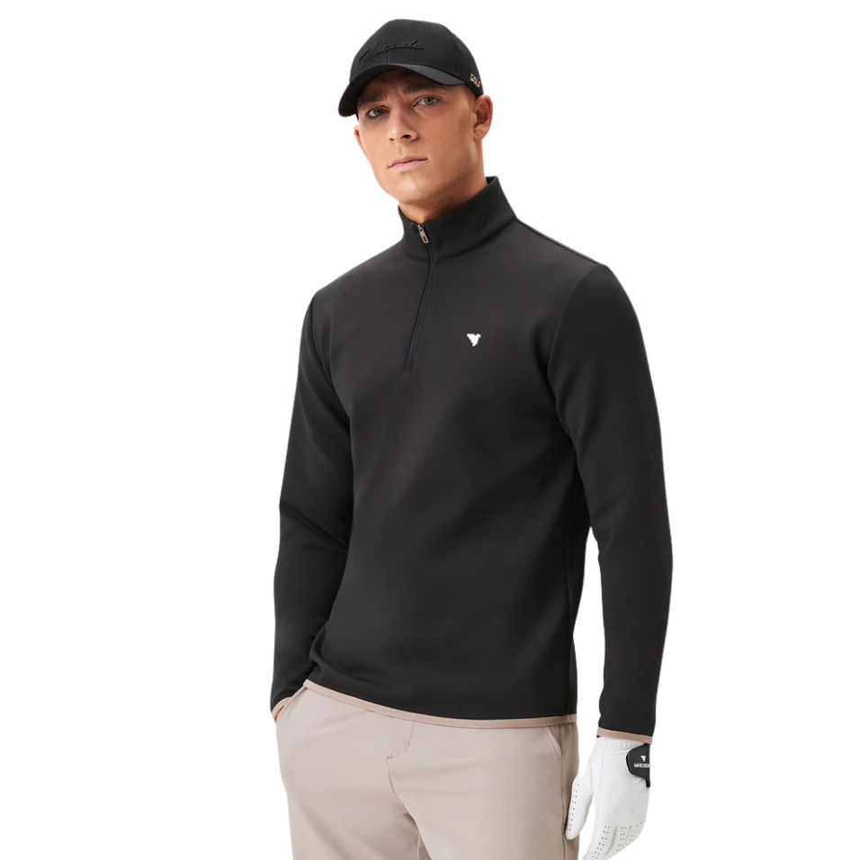 MACADE THERMA QUARTER ZIP - BLACK