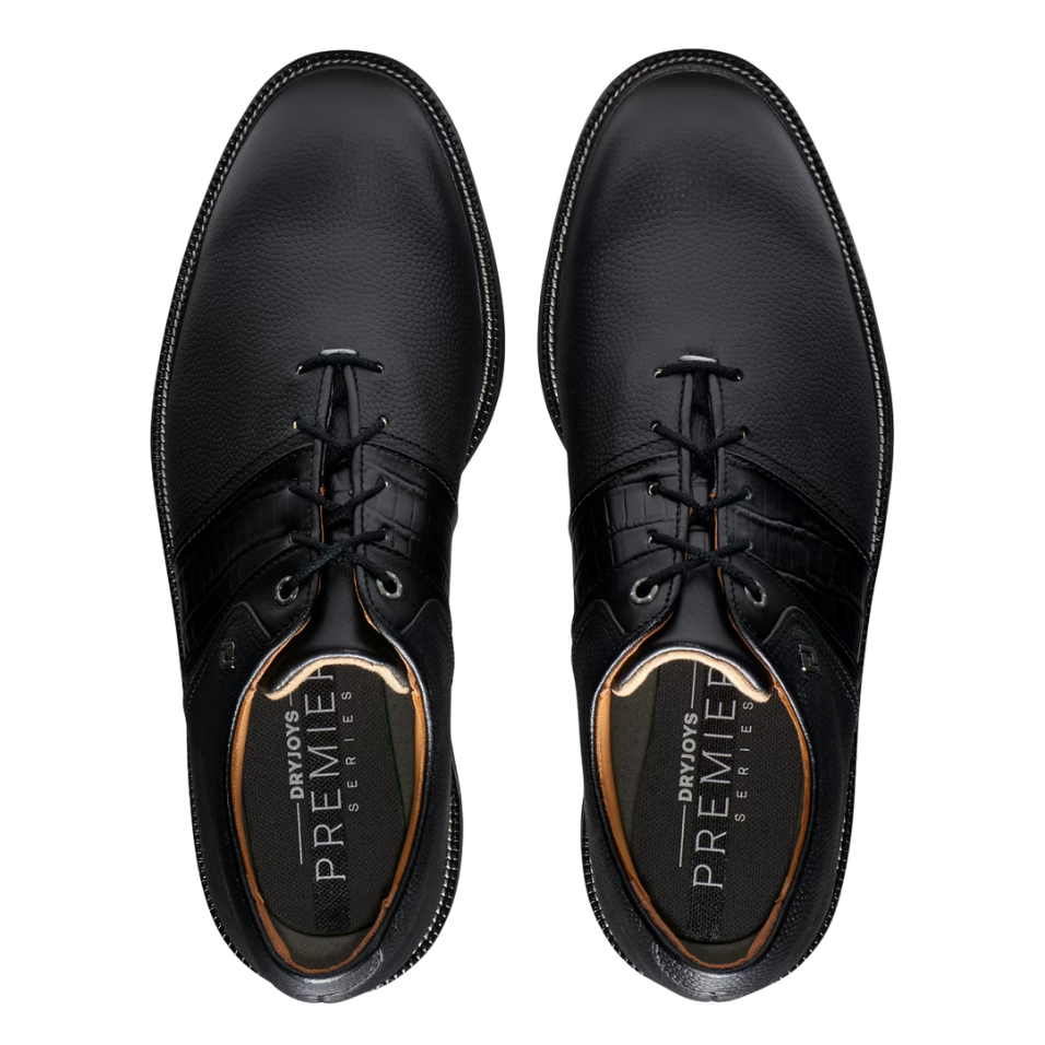 FOOTJOY PREMIERE PACKARD SPIKED GOLF SHOE - BLACK