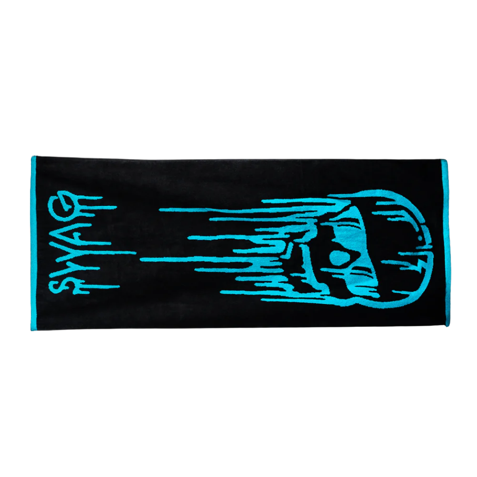 SWAG BLUE DRIPPING SKULL TOWEL