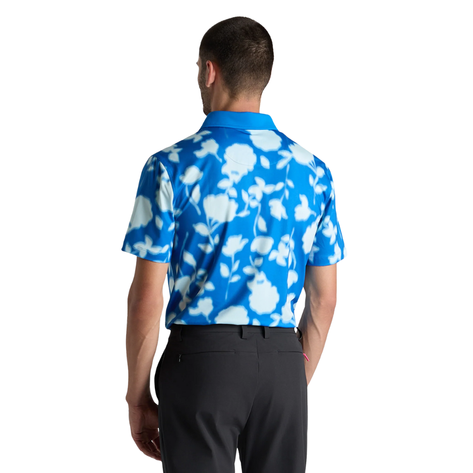 G/FORE BLUR FLORAL TECH POLO - LISB