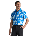 G/FORE BLUR FLORAL TECH POLO - LISB