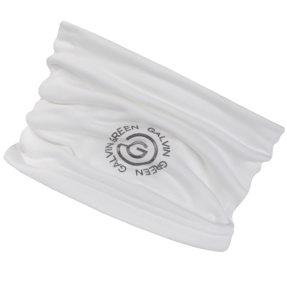 GALVIN GREEN DEX NECK WARMER - WHITE