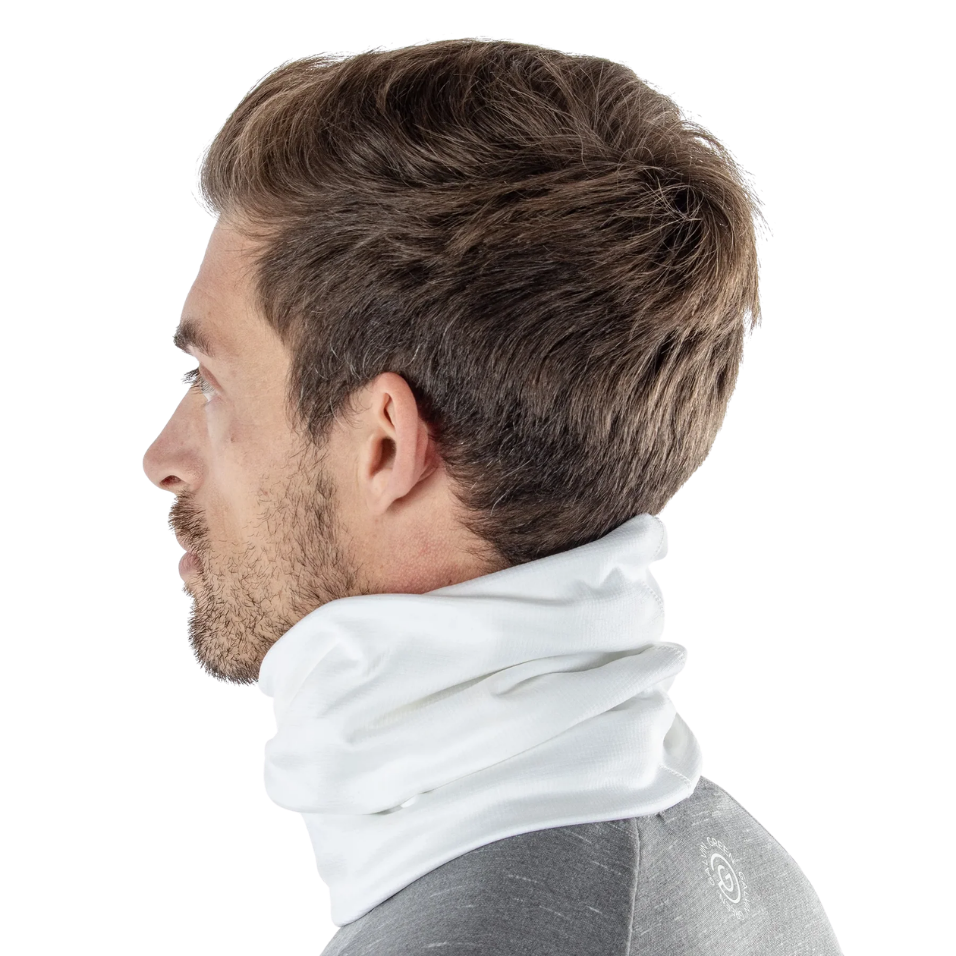 GALVIN GREEN DEX NECK WARMER - WHITE